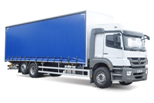 Car Hire Stockport - 26 Tonne Curtain Side Truck - Truck hire Stockport