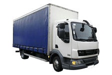 Car Hire Stockport - 7.5 Tonne Curtain Side Truck - Truck hire Stockport